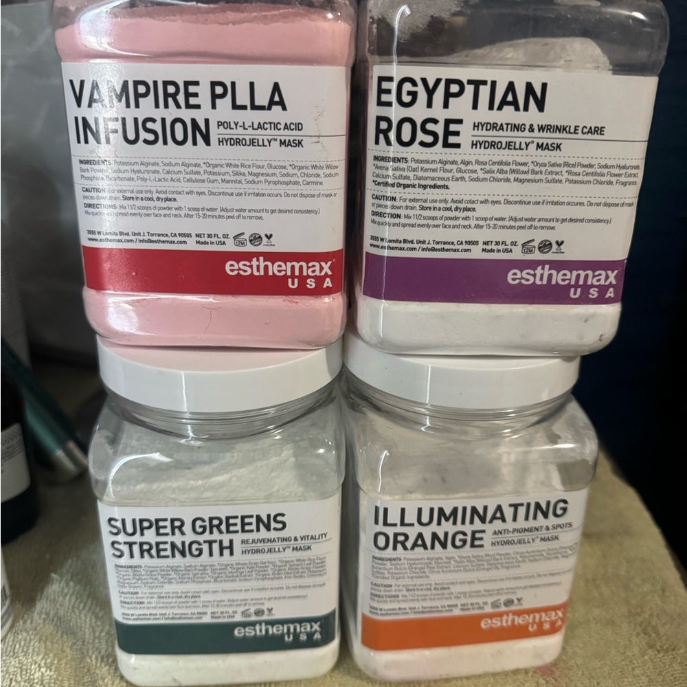 Esthemax USA  HydroJelly Masks all 4